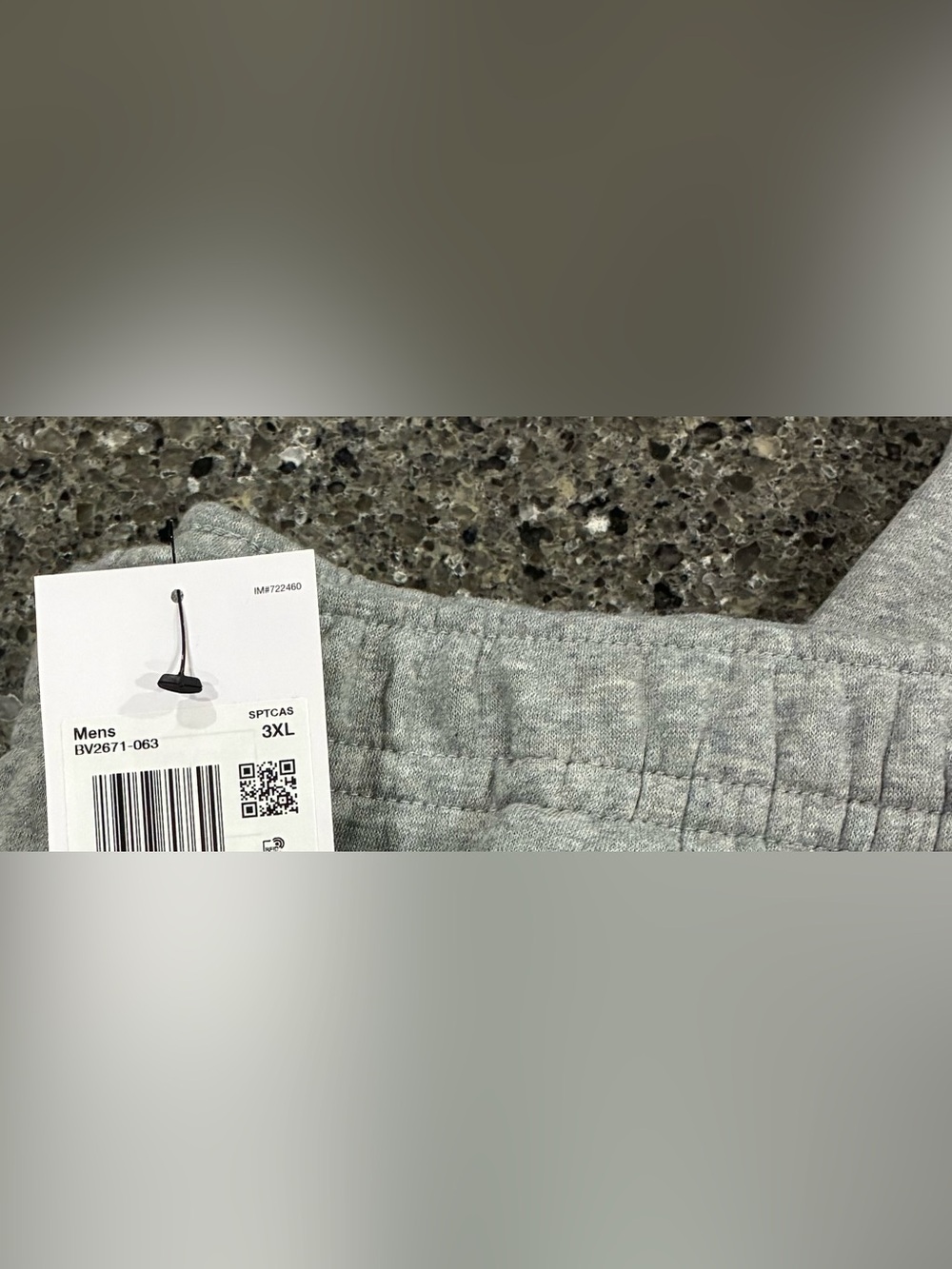 NWT Men’s NIKE Standard Fit Tapered Leg Regular Length Sweatpants, sz 3XL - Picture 4 of 7